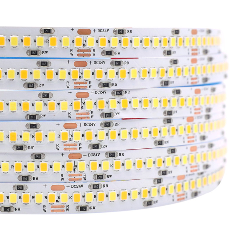 240LEDs/m Highest Density 2835 Color Temperature Adjustable LED Strip